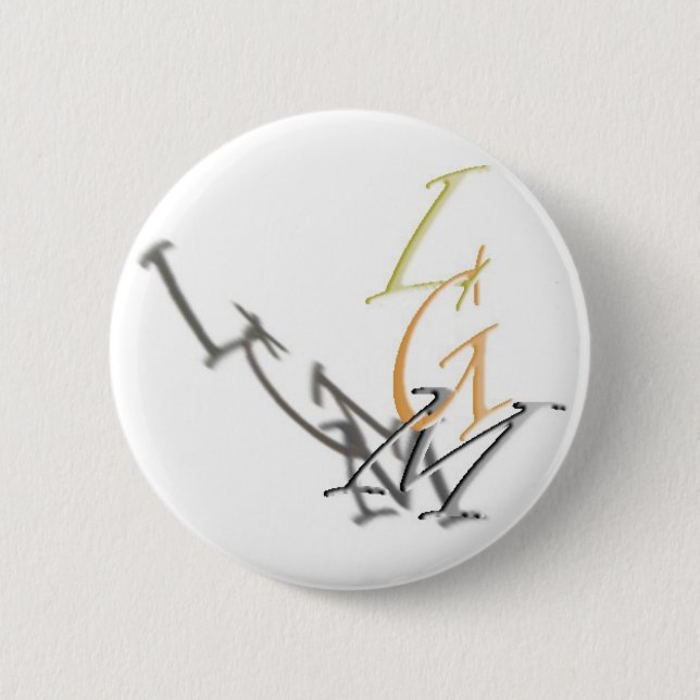 LGM swipes in 2 Inch Round Button (Front)