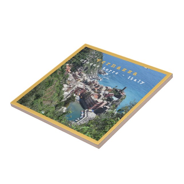 LGR007 VERNAZZA - Cinque Terre - Italy - Tile (Side)