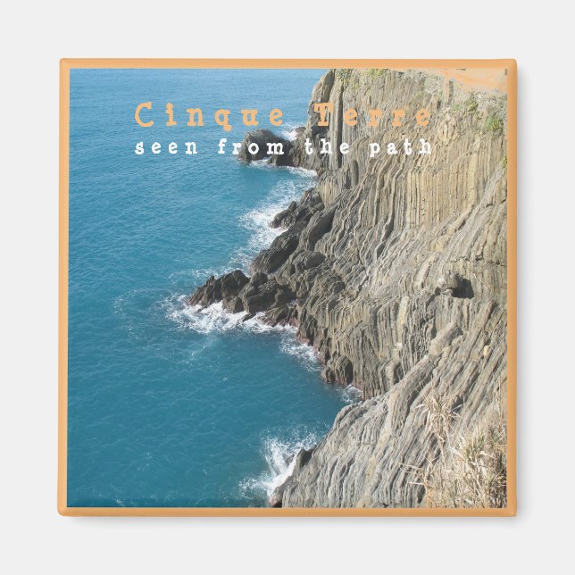 LGR013 CINQUE TERRE - Aerial View - Italy - Fridge Magnet (Front)