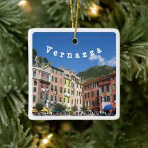 LGR020 VERNAZZA - Cinque Terre - Italy, Ceramic Ornament