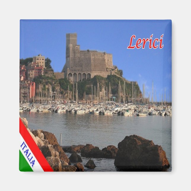 LGR126 LERICI, Liguria, Italy, Fridge Magnet (Front)