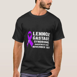 LGS Awareness Month Lennox Gastaut Syndrome Awaren T-Shirt