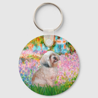 Lhasa Apso 20 - Garden Keychain