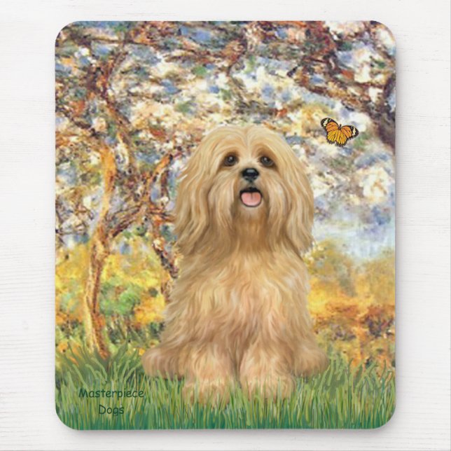 Lhasa Apso 9 - Spring Mouse Pad (Front)