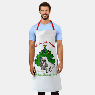 Lhasa Apso Christmas Gifts Apron