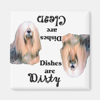 Lhasa Apso Dishwasher Magnet