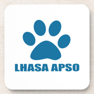 LHASA APSO DOG DESIGNS COASTER
