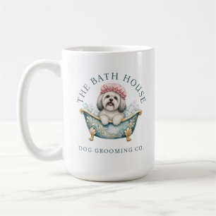 Lhasa Apso Dog Groomer Dog Mug Standard