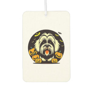 Lhasa Apso dog halloween Air Freshener