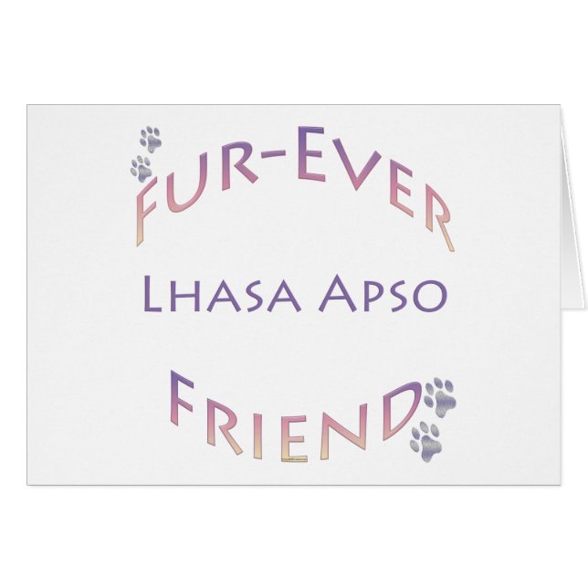 Lhasa Apso Furever (Front Horizontal)
