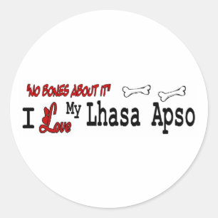 Lhasa Apso (I Love) Sticker