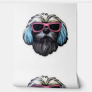 Lhasa Apso in Cool Sunglasses Classic T-Shirt Wallpaper