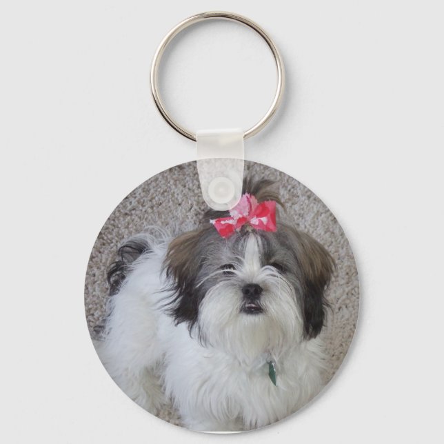Lhasa Apso Keychain (Front)