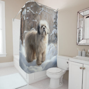 Lhasa Apso Let It Snow Christmas 