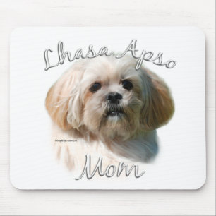 Lhasa Apso Mom 2 Mouse Pad