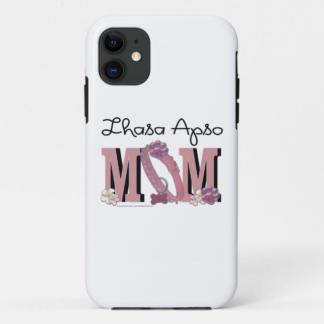 Lhasa Apso MOM Case-Mate iPhone Case (Back)