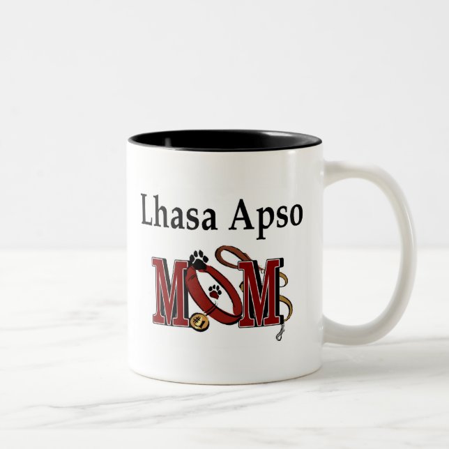 Lhasa Apso Mom Mug (Right)