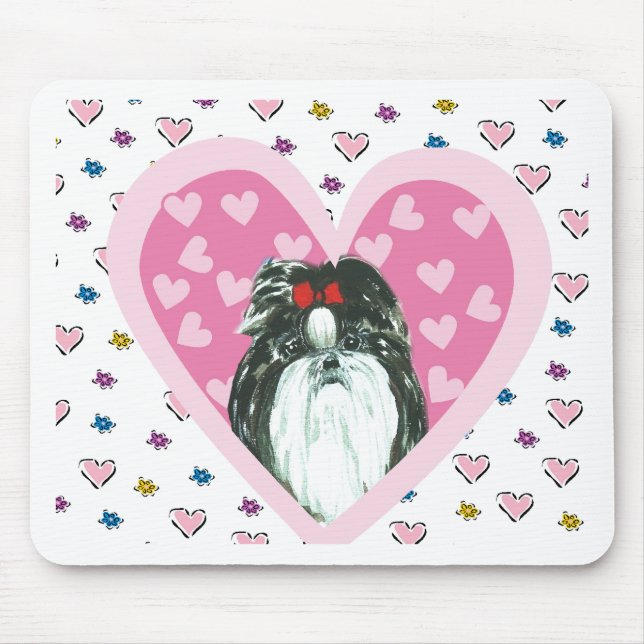 Lhasa Apso Mouse Pad (Front)