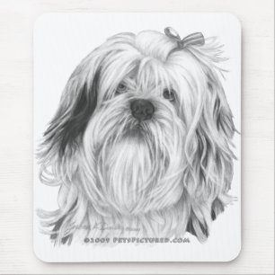 Lhasa Apso Mouse Pad
