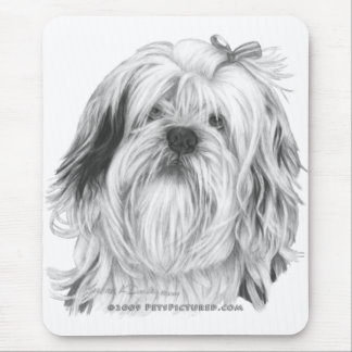 Lhasa Apso Mouse Pad
