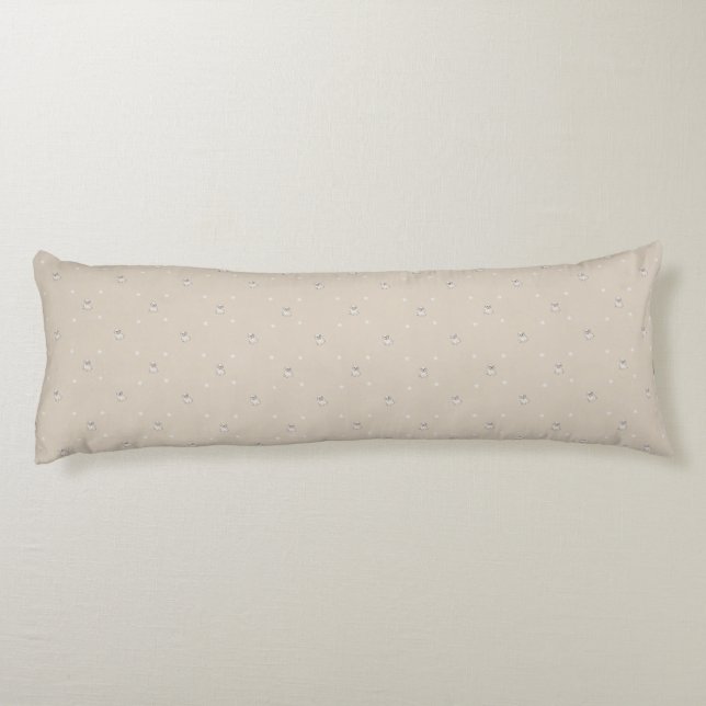 Lhasa Apso pattern   Body Pillow (Back)
