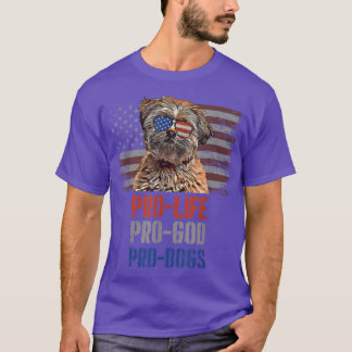 Lhasa Apso Pro Life Pro God Pro Dogs T-Shirt