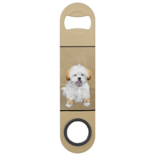 Lhasa Apso Puppy Peinture - Cute Original Chien Ar