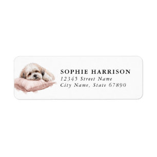 Lhasa Apso Return Address Labels