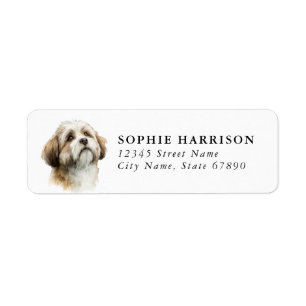 Lhasa Apso Return Address Labels