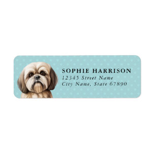 Lhasa Apso Return Address Labels