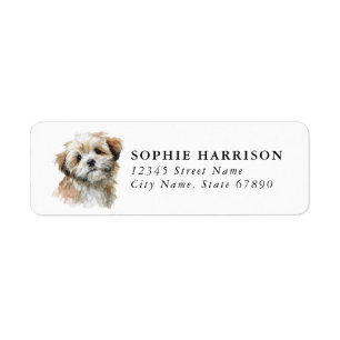 Lhasa Apso Return Address Labels