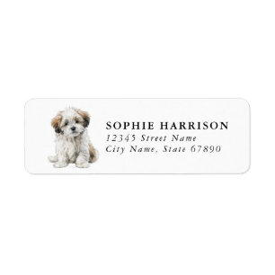 Lhasa Apso Return Address Labels