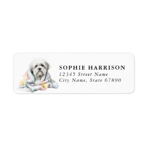 Lhasa Apso Return Address Labels