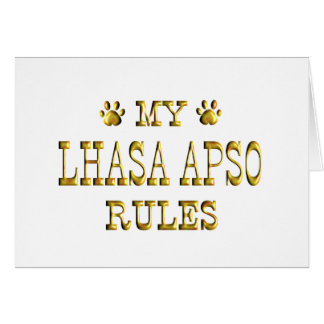 Lhasa Apso Rules Gold