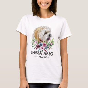 Lhasa Apso Shirt Gifts Dog Mom