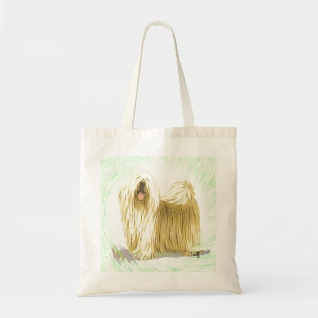 Lhasa Apso Tote Bag (Front)
