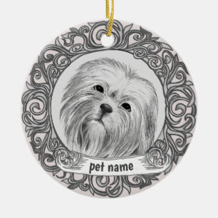 Lhassa Apso Amour Mémoire ornement