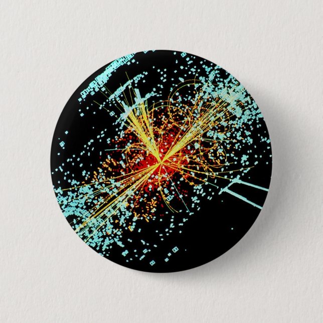 LHC Collision 2 Inch Round Button (Front)