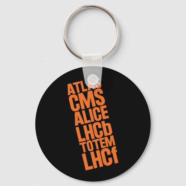 LHC Detectors Keychain (Front)