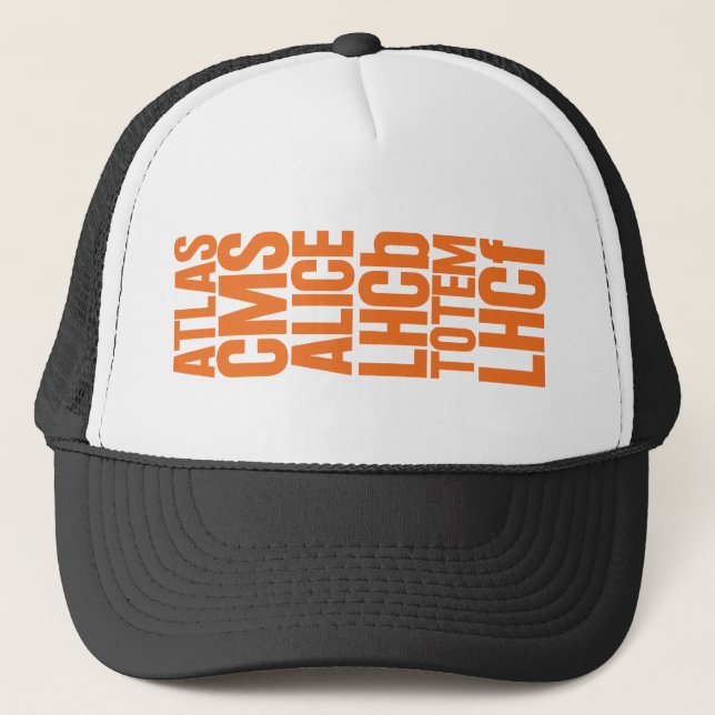 LHC Detectors Trucker Hat (Front)