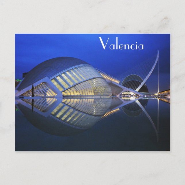 L'Hemisfèric, City of Arts and Sciences Postcard (Front)