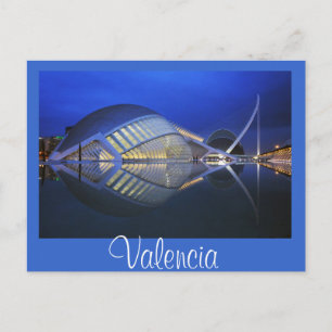 L'Hemisfèric, City of Arts and Sciences,. Valenci Postcard
