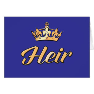 L'HÉRITIER à aller avec la PIÈCE DE RECHANGE