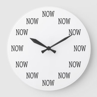 L'heure est maintenant horloge murale