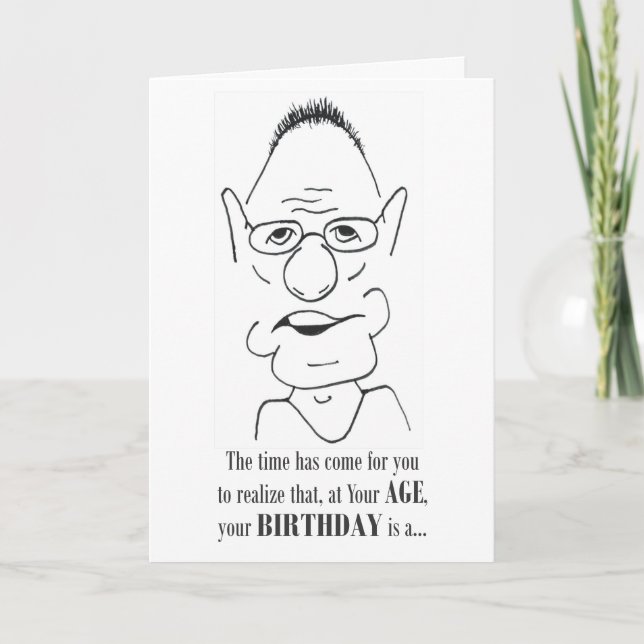 L'Heure Est Venue - Carte Anniversaire (Devant)