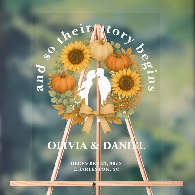 L'histoire commence Citrouille Wreath Automne Mari (Neutre)