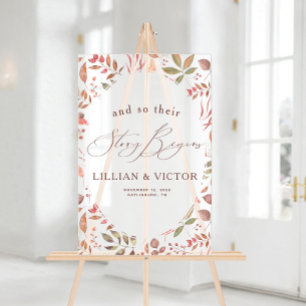 L'histoire Commence Feuilles D'automne Mariage Bie