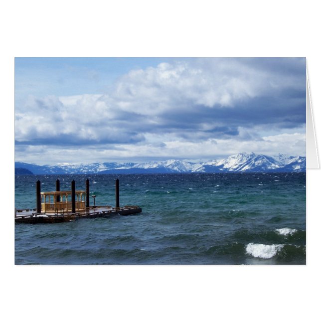 L'hiver au lac Tahoe (Devant horizontal)