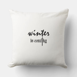 L'hiver coussin arrive