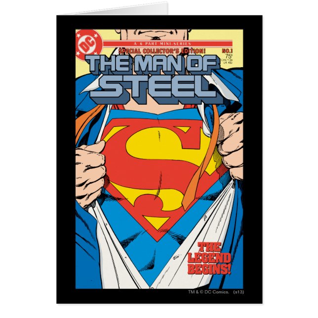 L'homme de l'acier #1 Edition Collector (Devant)